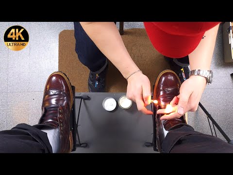 평화로운 구두닦기ASMR!! Shoe Shine Ritual ASMR: Finding Peace in Shoe Maintenance. so HAPPY NEW YEAR!!💗💗