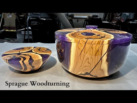 Woodturning - Wow! You're Going To Love This Psychedelic Lilac