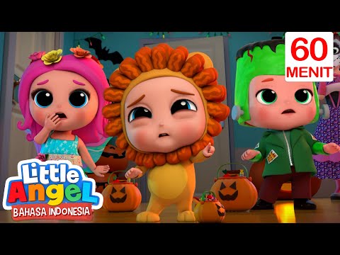 Bayi John takut akan Halloween | Little Angel Indonesia | Kartun dan Lagu Anak Favorit