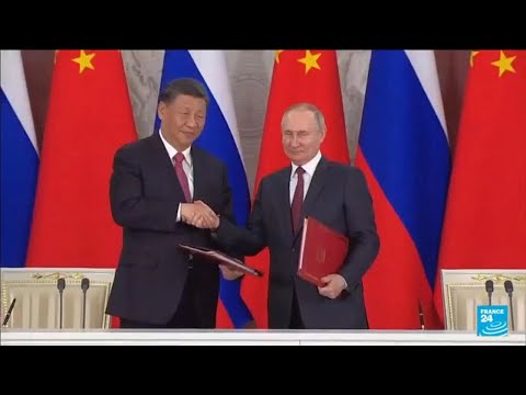 &Agrave; Moscou, Xi et Poutine c&eacute;l&egrave;brent leur relation &quot;sp&eacute;ciale&quot; face aux Occidentaux &bull; FRANCE 24