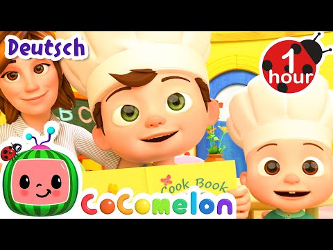 Hei&szlig;es Kreuz Br&ouml;tchen | CoComelon Deutsch | Cartoons und Kinderlieder