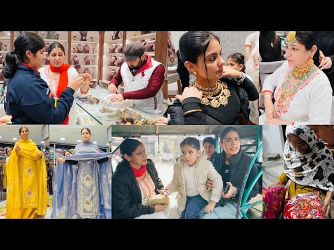 VIAH DI PURI TYARI | SASU MAA DA VIAH LAYI SUIT | VIAH LAYI JEWELLERY FROM JEWELLERS | INDER &amp; KIRAT