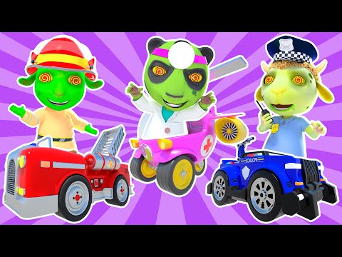 Super Rescue Team - Firefighter, Policeman and Ambulance | Сartoon for kids | Dolly and Friends