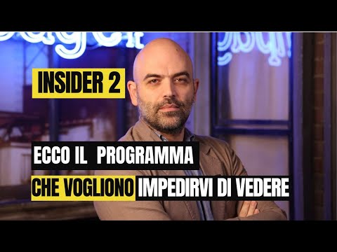 INSIDER 2: In questo video racconto ci&ograve; che vogliono impedirvi di vedere.