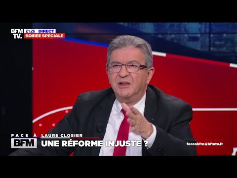 Jean-Luc M&eacute;lenchon sur le syst&egrave;me de financement des retraites: &quot;Le d&eacute;ficit n'existe pas&quot;