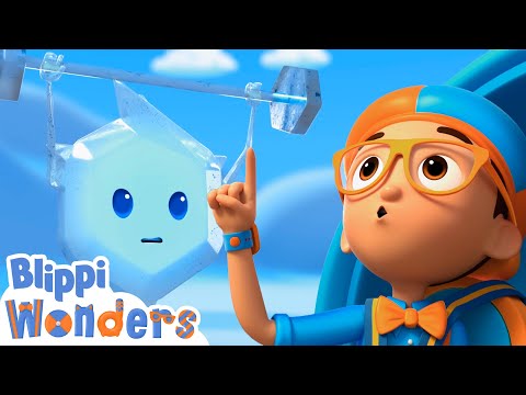 How Snowflakes Are Made! | Blippi Wonders | NEW Animated Series | Cartoons For Kids