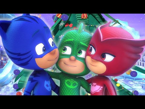 PJ Masks in Hindi - Gekko Saves Christmas&nbsp;- हिंदी Kahaniya - Hindi Cartoons for Kids