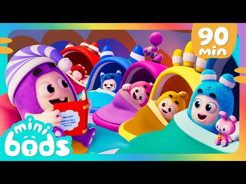 Bedtime Stories with Jeff 💤 | 🌈 Minibods 🌈 | Preschool Cartoons for Toddlers