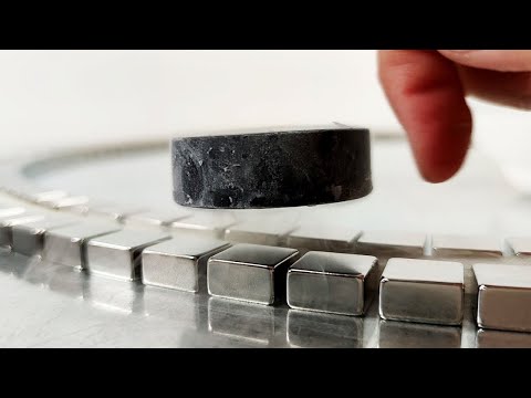 Experiment at  -196&deg;C, Quantum Levitation | Magnetic Games