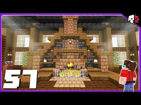 FIREPLACE AT THE BOATRACE! | HermitCraft 9 | Ep 57