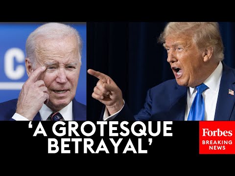 BREAKING NEWS: Trump Tears Apart Biden Over Oval Office Address On Israel-Hamas War | Full NH Rally