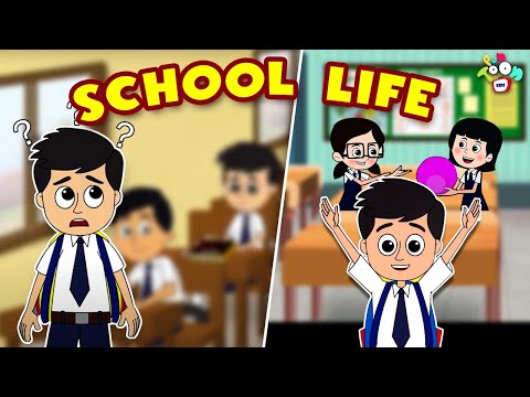 School Life | Student Life | Types of Kid | Animated Stories | English Cartoon | Moral Stories