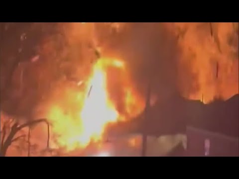 Home explodes violently in Arlington, Virginia