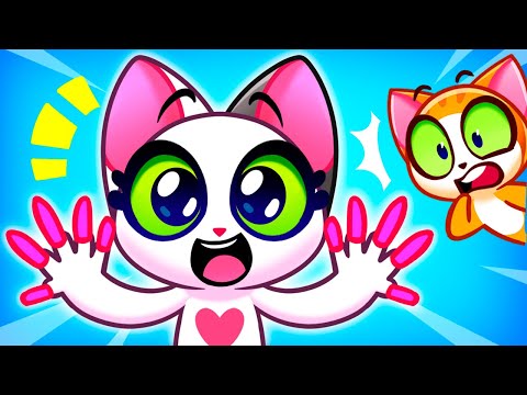 💅Long VS Short Nails Challenge Stories for Kids by Purr-Purr😻