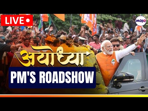 PM Modi LIVE | Modi's Mega Roadshow In Ayodhya | Ram Mandir Inauguration | Airport | Railway Station