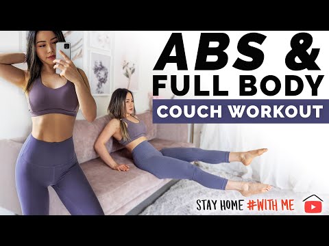 ABS &amp; Full Body Couch Workout | At Home No Equipment Routine