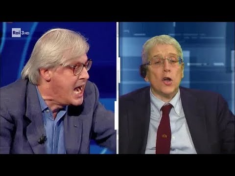 Il dibattito tra Sgarbi, Giordano, Furfaro e Giuli (1^ parte) - 