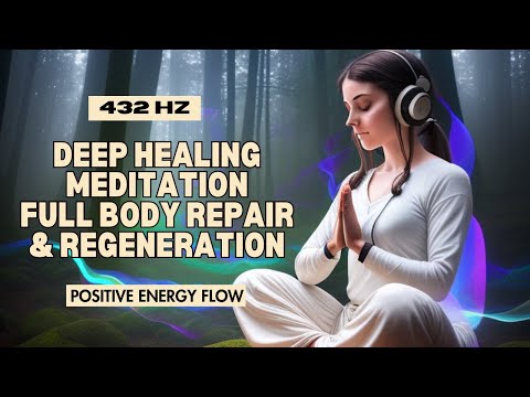 432Hz - Deep Healing Meditation Music | Full Body Repair &amp; Regeneration | 432hz Positive Energy Flow