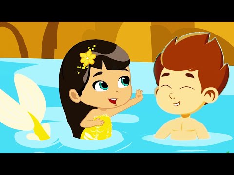 Saving a Mermaid 🧜&zwj;♀️ Superzoo Adventures! Save the Beach | Cartoons for Kids