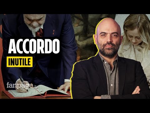 Saviano spiega perch&amp;eacute; quello con l'Albania sui migranti &amp;egrave; un accordo inutile e propagandistico