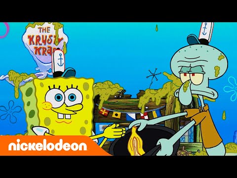 SpongeBob Schwammkopf | SpongeBob und Thadd&auml;us werden Putzkr&auml;fte! | Nickelodeon Deutschland