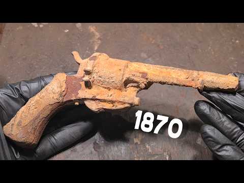 Restoration of a Franco-Prussian War revolver (found underwater)