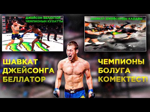 ШАВКАТ ЕНДІ BELLATOR ЧЕМПИОНЫ! | Шавкат Джейсон Джексонға чемпион болуға көмектесті