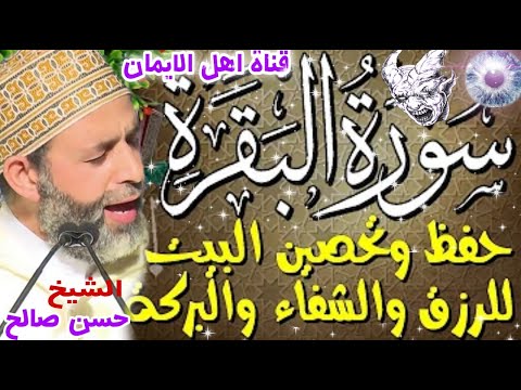 سورة البقرة كاملة مكررة لطرد الشياطين والجن الحسد العين السحر مرض الشيخ حسن صالح surat albaqara