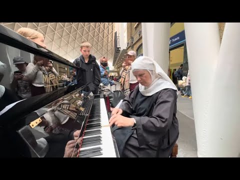 Nun Disrupts Boogie Woogie To Play Angelic Piano