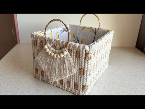 I SAW IT IN AN EXPENSIVE STORE AND MADE ITSELF FROM BOXES 💥STORAGE BASKET