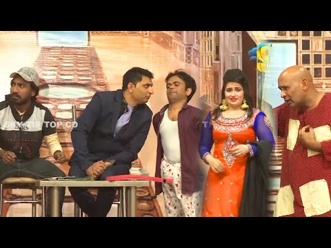 Vicky Kodu with Amjad Rana and Nadeem Chitta, Akram Udas | Stage Drama Baby Cool | Comedy Clip 2020