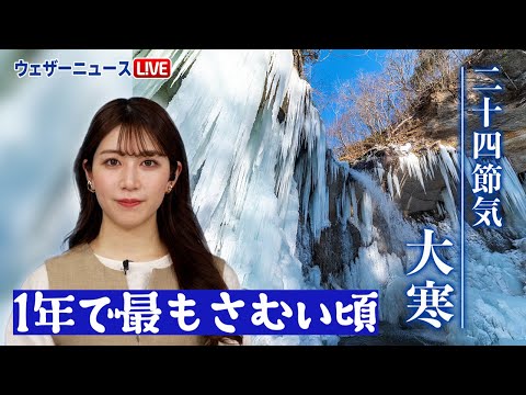 二十四節気「大寒」・1年で最も寒い頃