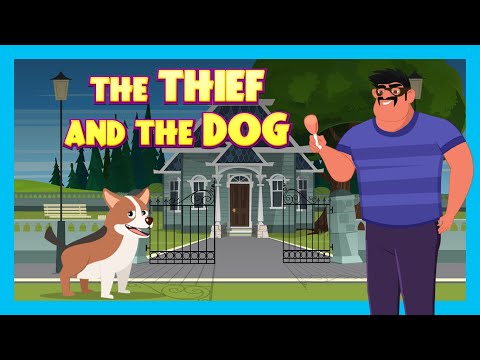 THE THIEF AND THE DOG | NEW ENGLISH STORY | KIDS HUT STORYTELLING | TIA &amp; TOFU KIDS HUT STORYTELLING