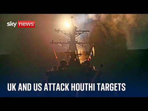 Middle East crisis: UK and US hit Houthi targets in Yemen