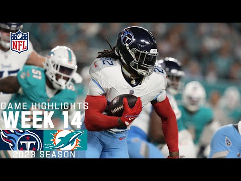 Tennessee Titans vs. Miami Dolphins | 2023 Week 14 Game Highlights