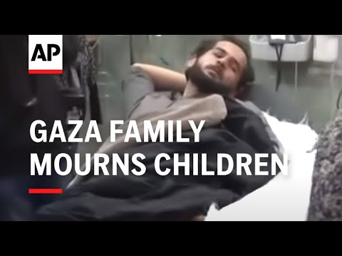 Gaza family mourns children, including infant, killed in Israeli airstrike