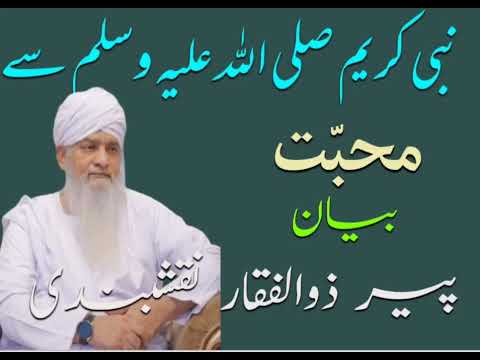 نبی کریم صلی اللہ علیہ وسلم سے محبت| پیر ذوالفقار احمد نقشبندی || Piyare Nabi Se Mohabbat||