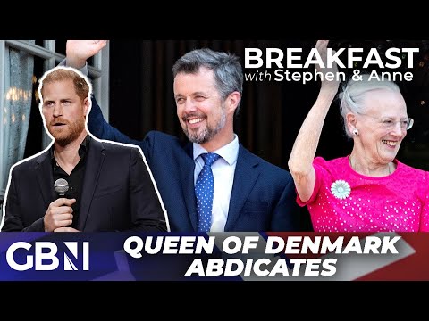 Danish Queen abdicates TODAY as worries rift with 'spare' son could deepen, just like Prince Harry