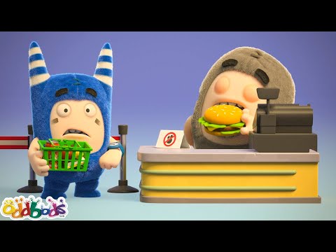 Can I Get Some Assistance Please | Oddbods - Food Adventures | Cartoons for Kids