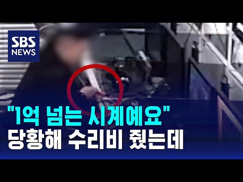 &quot;조심 좀 하시지, 1억 넘는 시계예요&quot;&hellip;당황해 수리비 줬는데 / SBS