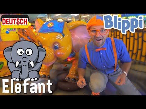 Blippi erkundet Dschungeltiere | Kinderlieder und Cartoons | Blippi | Moonbug Kids Deutsch