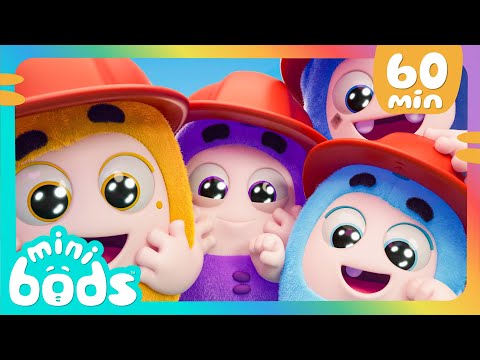 Building Block Bust-Up | Minibods | Mini Oddbods | Baby Oddbods | Funny Cartoons For Kids