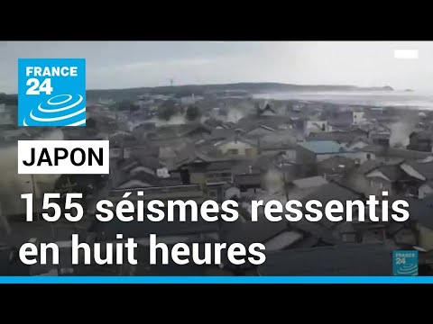 Au Japon, 155 s&eacute;ismes ressentis en huit heures &bull; FRANCE 24