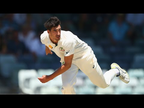 Starc bowls 160kph delivery at the WACA | Australia v New Zealand | 2015-16 Test Series