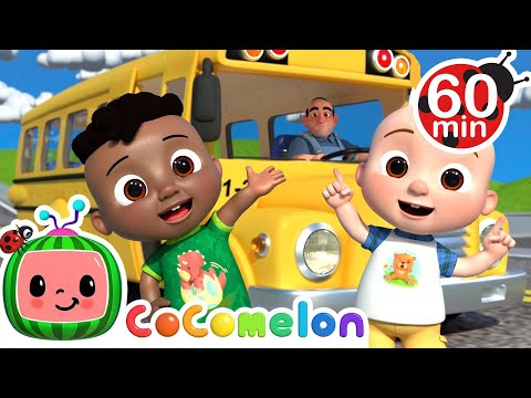 Wheels on the bus - CoComelon | Kids Cartoons &amp; Nursery Rhymes | Moonbug Kids