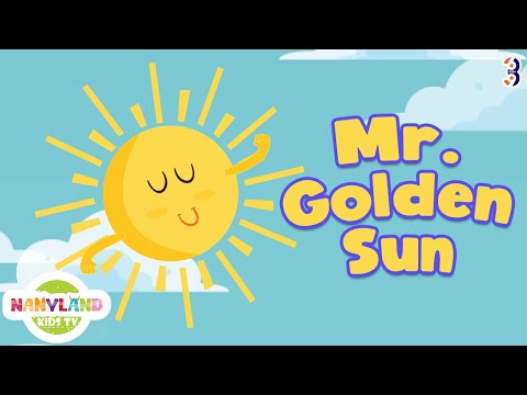 Mr. Sun, Sun, Mr. Golden Sun | The Sun Song for Preschool Kids | Nanyland Nursery Rhymes For Kids