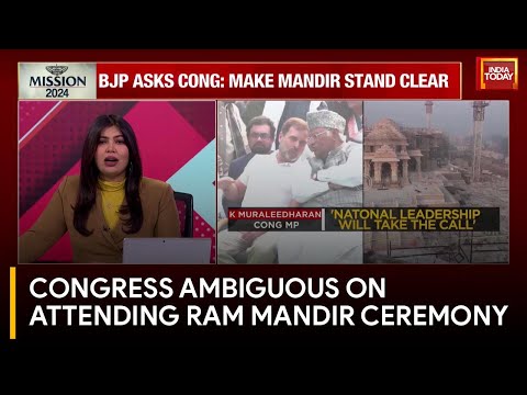 Congress' Stand Uncertain on Ram Mandir Inauguration Attendance