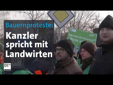 Bundeskanzler Scholz bei Bauern | BR24