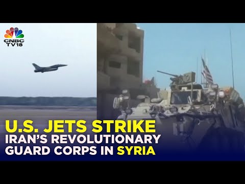 US Jets Strike Irans Revolutionary Guard Corps In Syria | Israel Hamas War | Gaza | Syria News |N18V