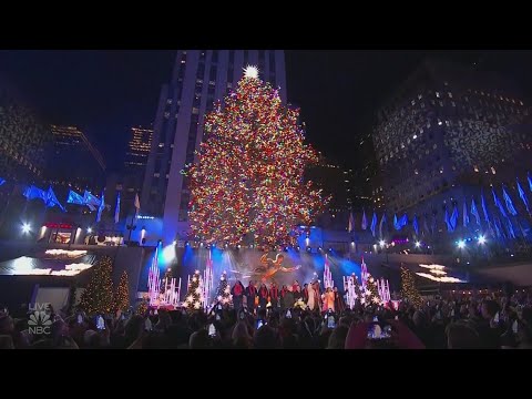 Rockefeller Center Christmas tree lights up today